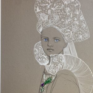 jeune fillle  de Pontaven